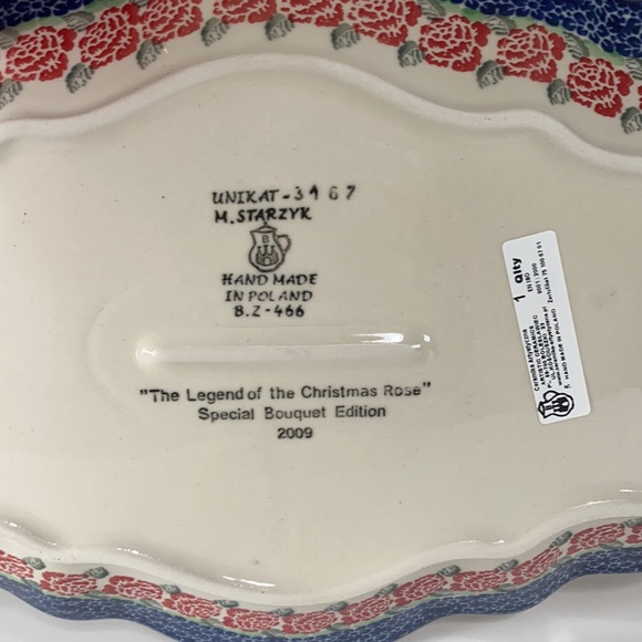 CERAMIKA ARTYSTYCZNA 13” Platter Special Edition - Picture 8 of 9